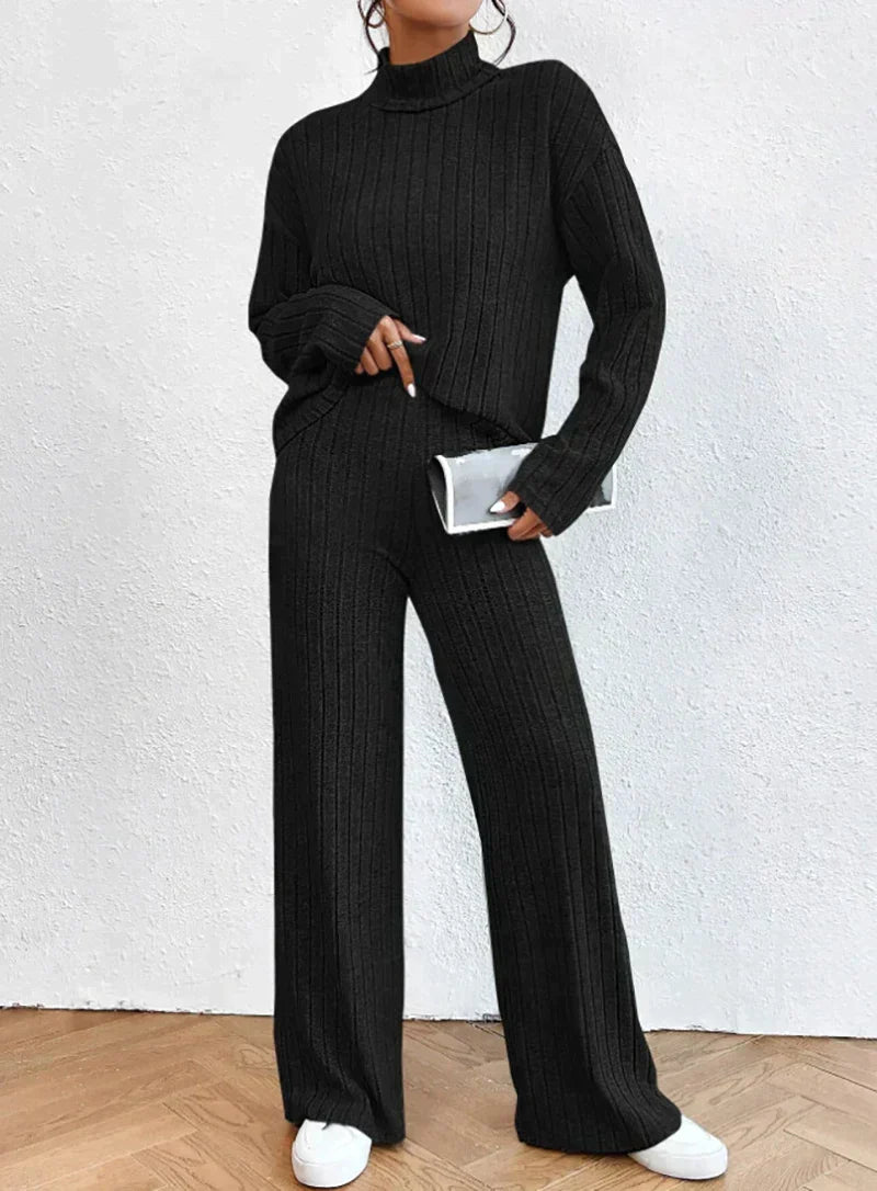 Cozy Women's Knitted Loungewear Set