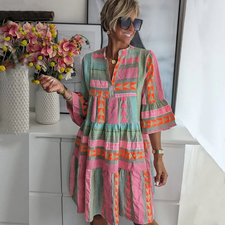 Elegant Floral Dress for Sunny Days