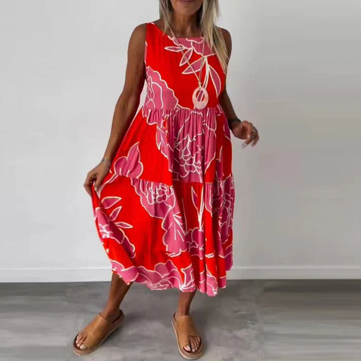Elegant Long Sleeveless Dress for Occasions