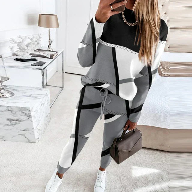 Cozy Two-Piece Set with Long Pants