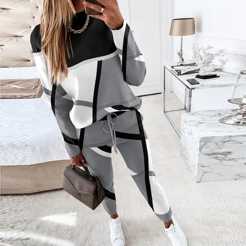 Cozy Two-Piece Set with Long Pants