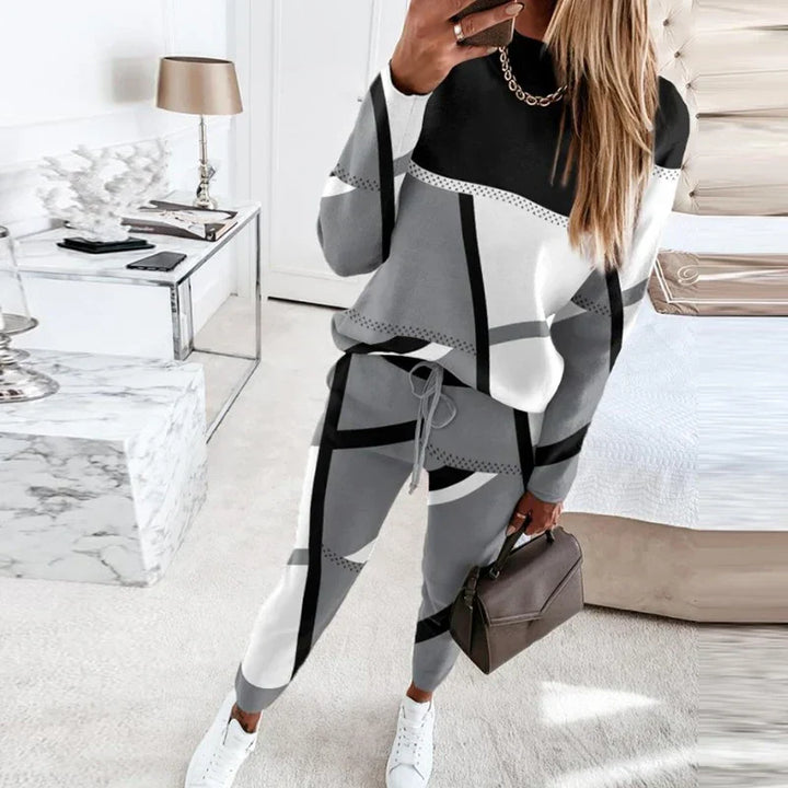 Cozy Two-Piece Set with Long Pants