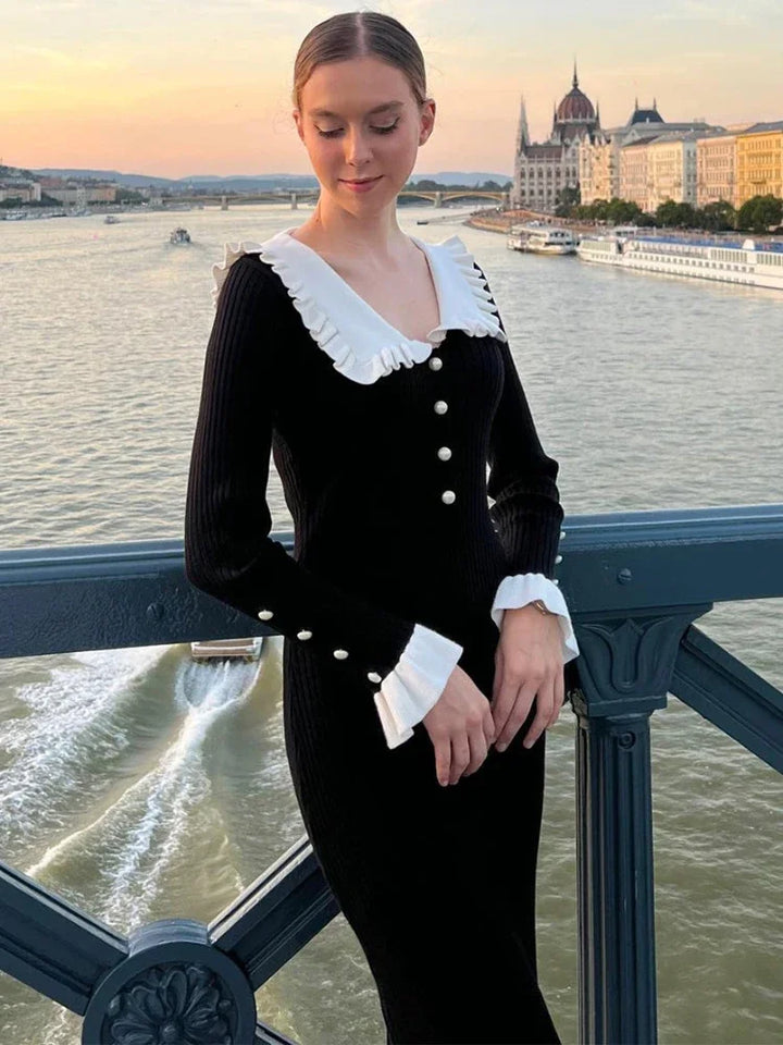 Elegant High-Waist Maxi Dress for Women