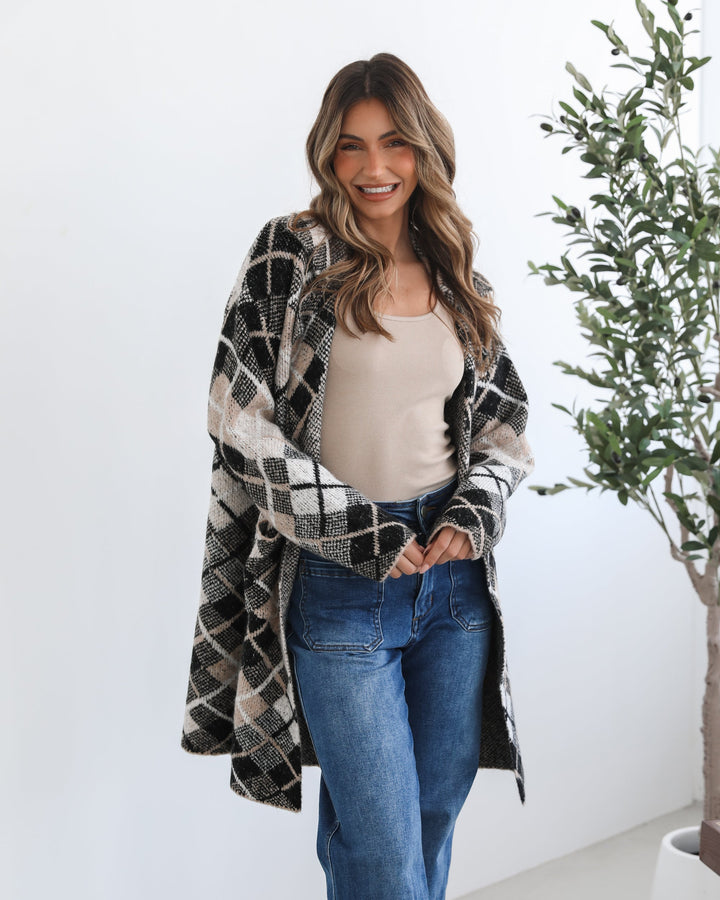Sharyn Coatigan - Black Multi