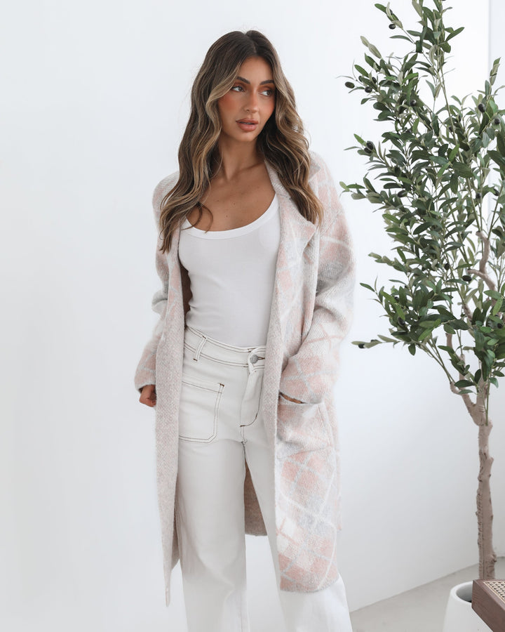 Sharyn Coatigan - Pink Multi