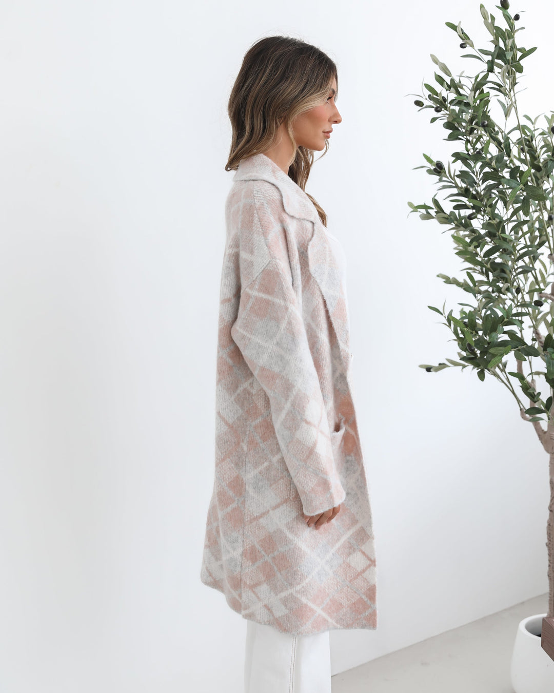 Sharyn Coatigan - Pink Multi