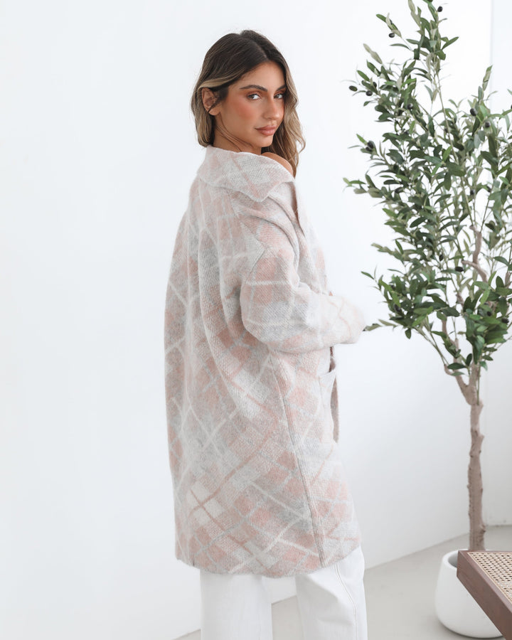 Sharyn Coatigan - Pink Multi