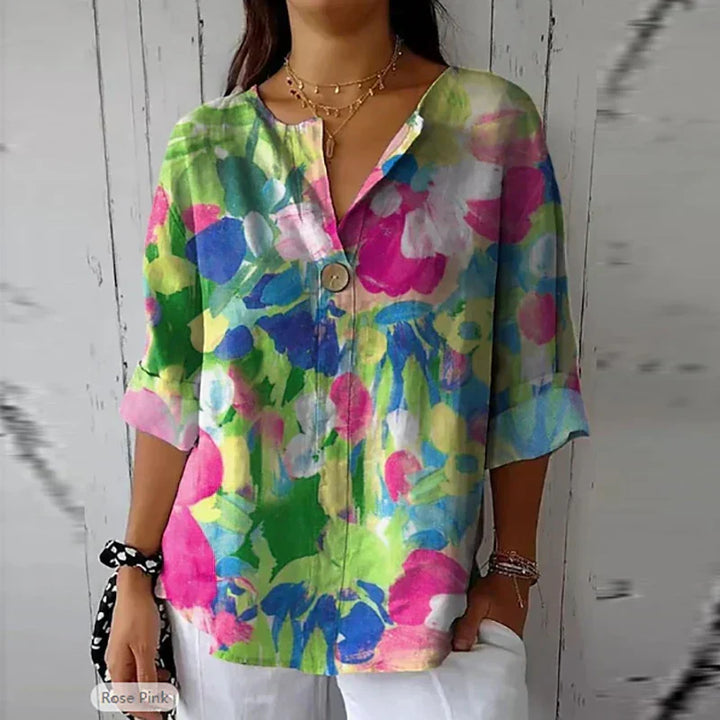 Spring Floral Blouse for Women