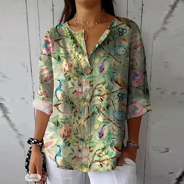 Spring Floral Blouse for Women