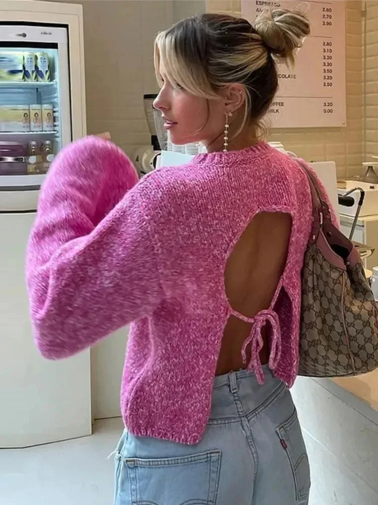 Poppy - Long Sleeve Crop Top