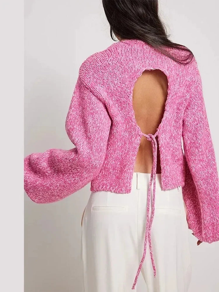Poppy - Long Sleeve Crop Top
