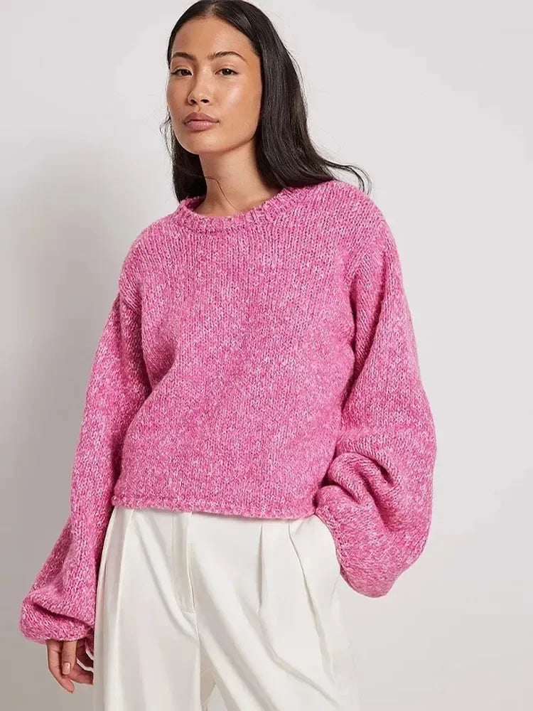 Poppy - Long Sleeve Crop Top
