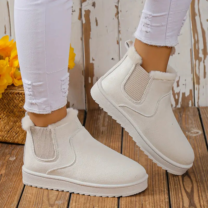 Women's casual slip-on boots