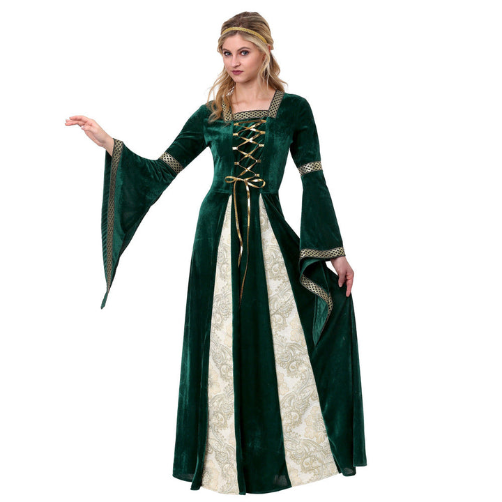 Elegant Halloween Maxi Dress for Royals