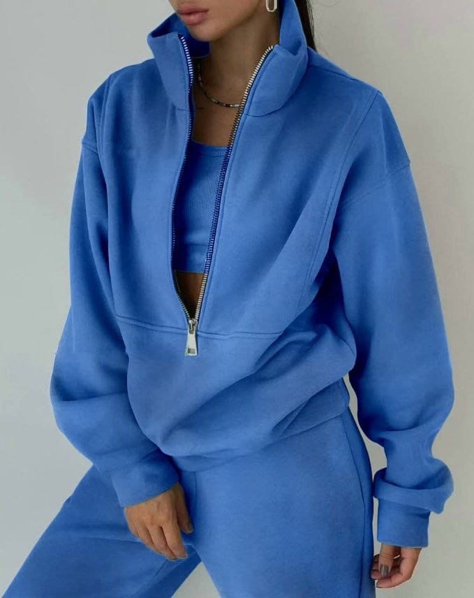 Cozy Fleece Lounge Set for Relaxation