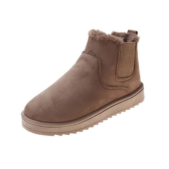 Women's casual slip-on boots