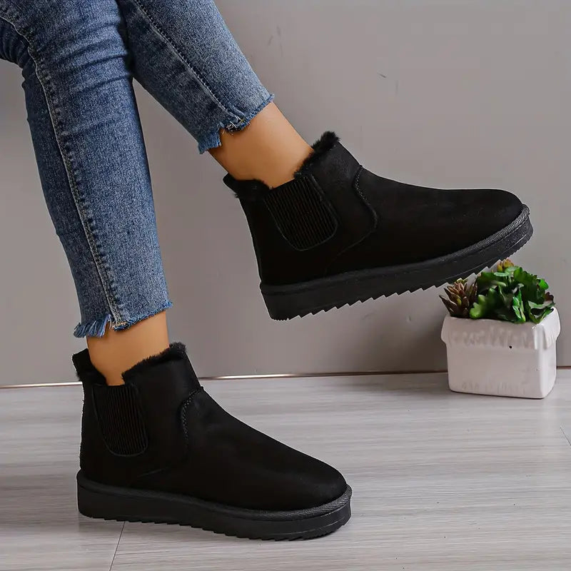 Women's casual slip-on boots