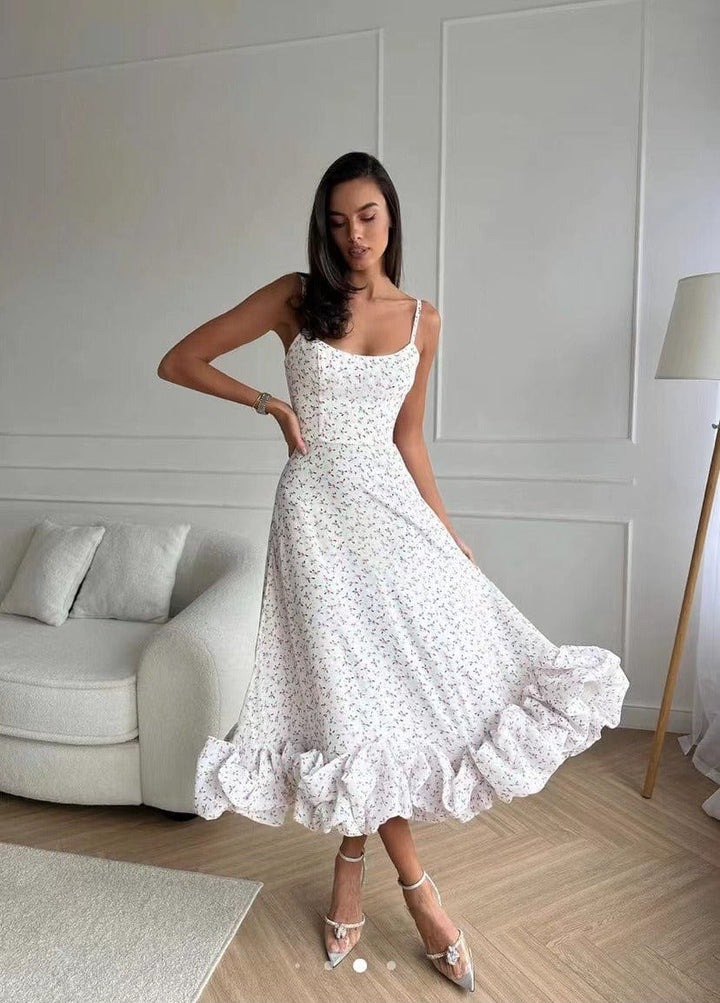 Elegant Midi Dress for Party Occasions