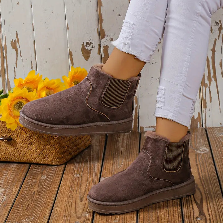 Women's casual slip-on boots