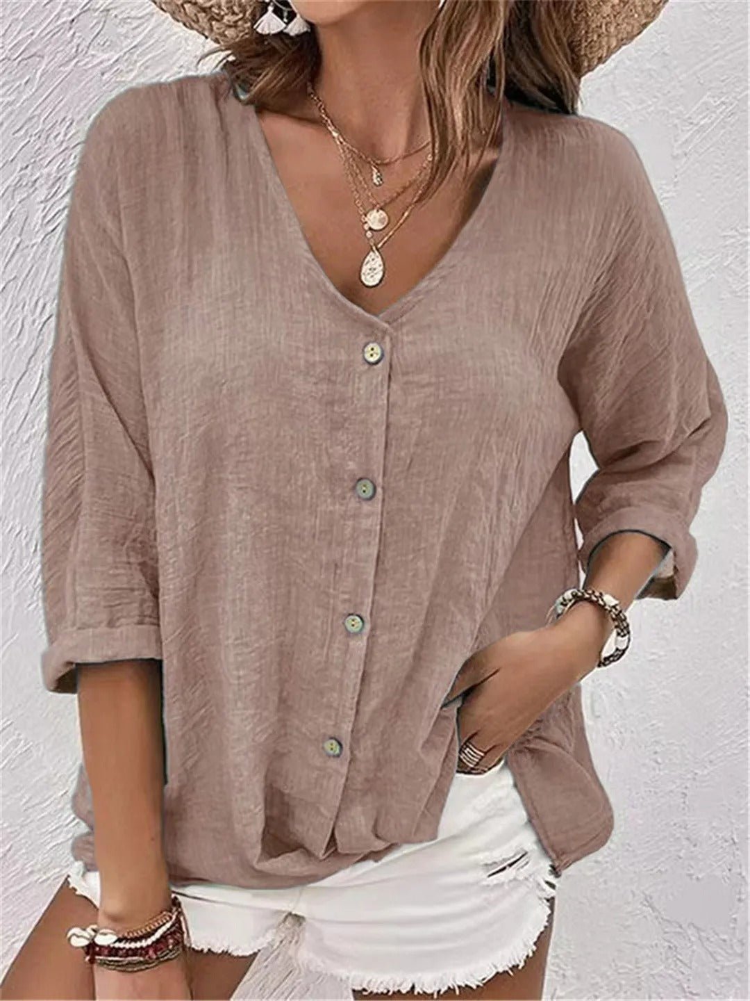 Relaxed Oversized Fit Women's Blouse
