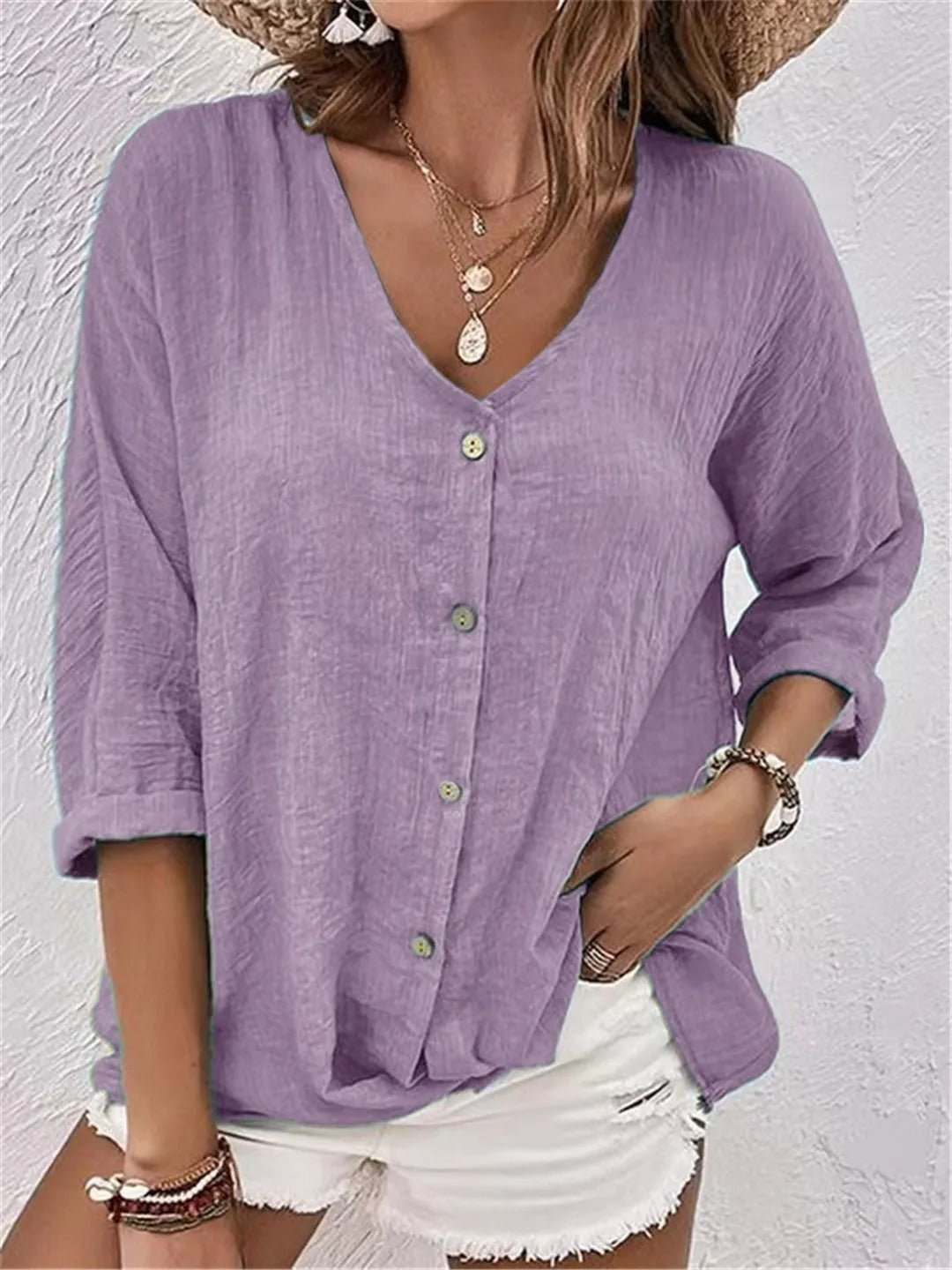 Relaxed Oversized Fit Women's Blouse