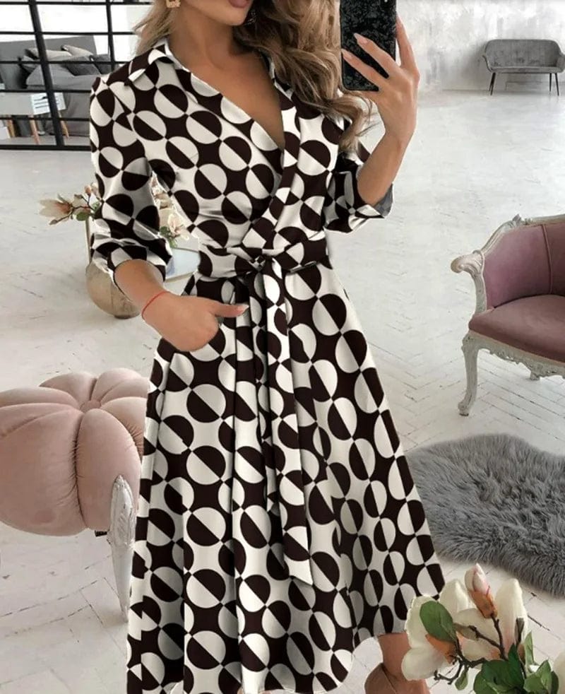 Elegant Women's Midi Dress for Formal Events