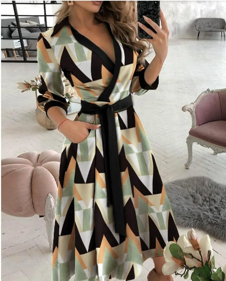 Elegant Women's Midi Dress for Formal Events