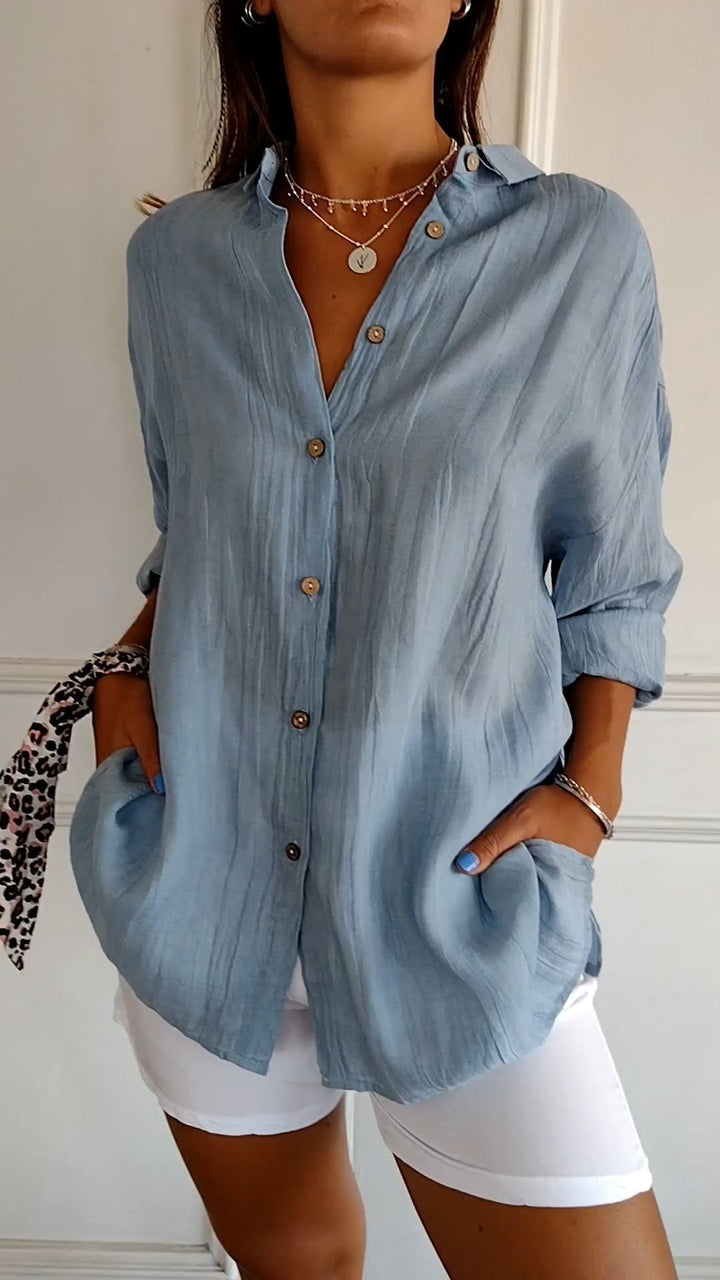 Women's Summer Button Down Shirt