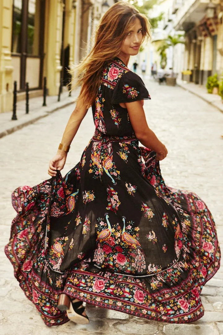 Boho Chic Floral Dress for Women