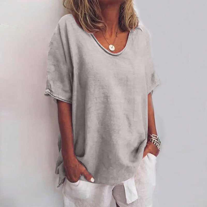 Chic Loose Blouse for Flattering Coverage