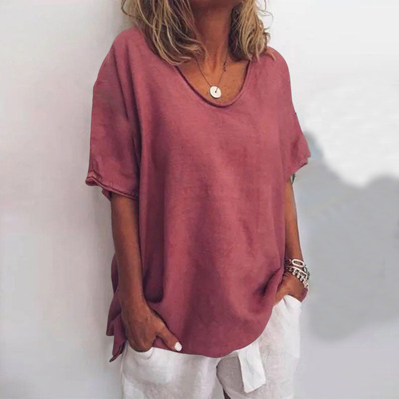 Chic Loose Blouse for Flattering Coverage