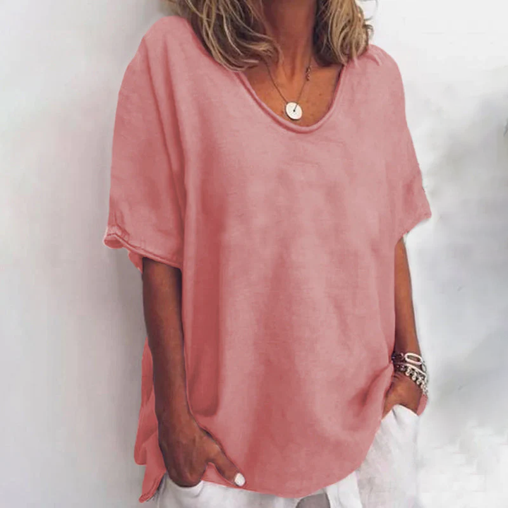 Chic Loose Blouse for Flattering Coverage