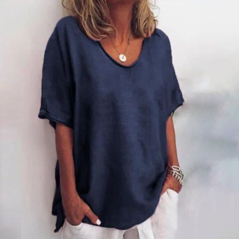 Chic Loose Blouse for Flattering Coverage