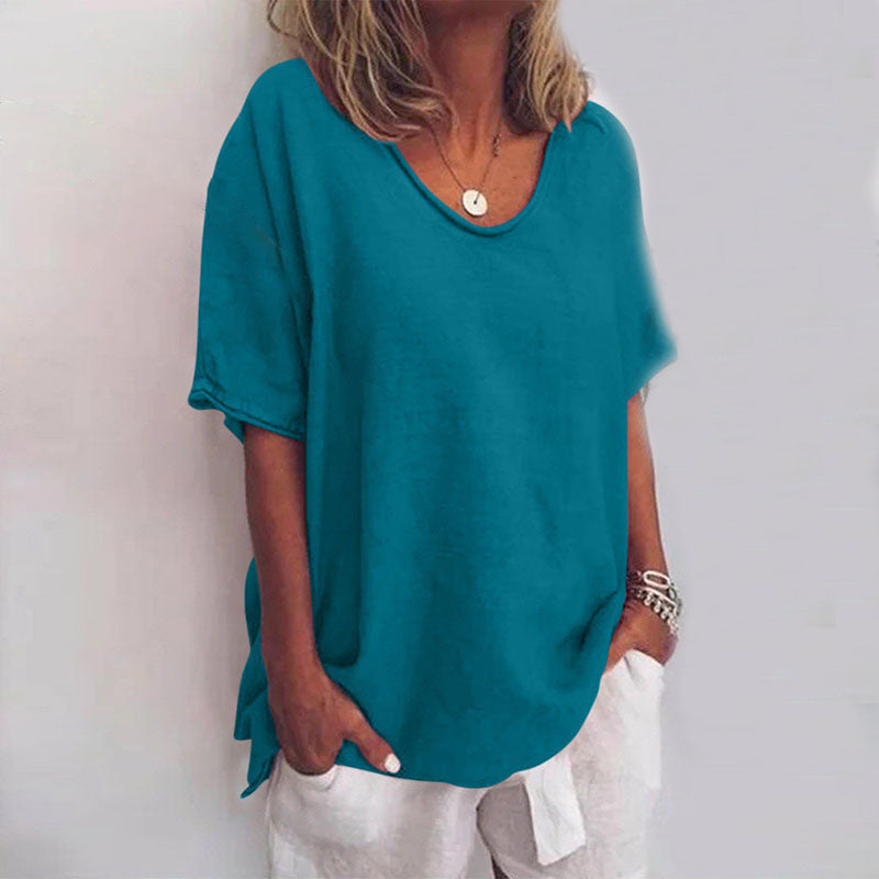 Chic Loose Blouse for Flattering Coverage