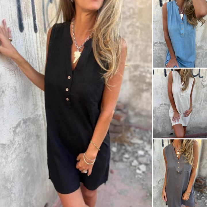 Timeless Sleeveless Dress with Elegant Design