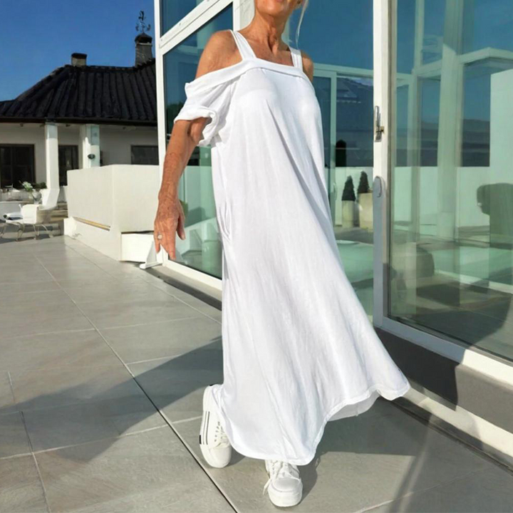 Elegant Flow Midi Dress for Women