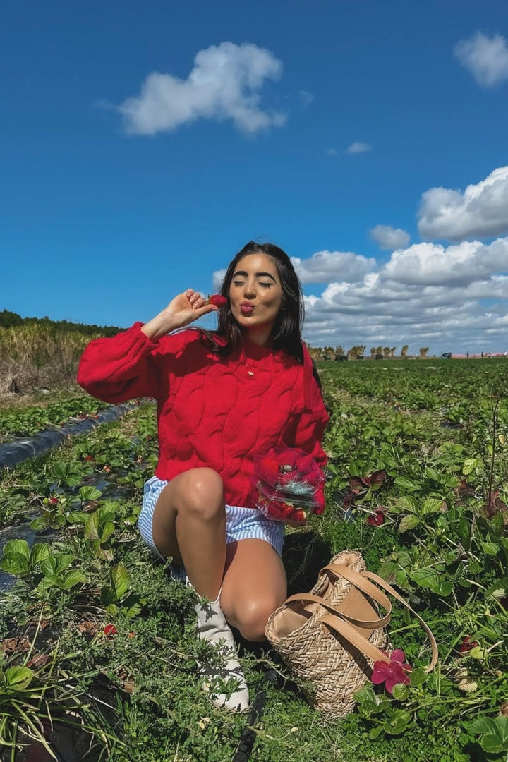 Hadi Knit - Red