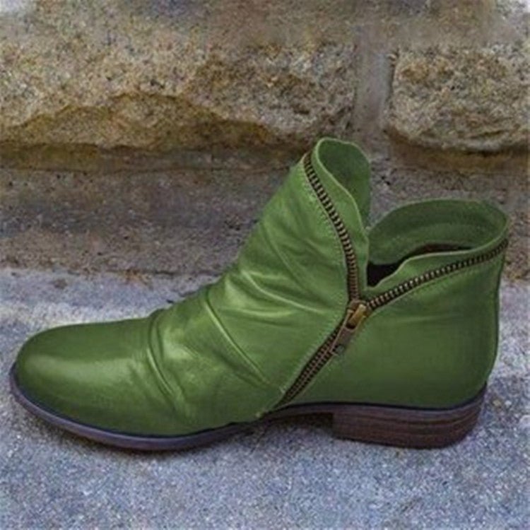 Chic Ankle Boots with Zipper