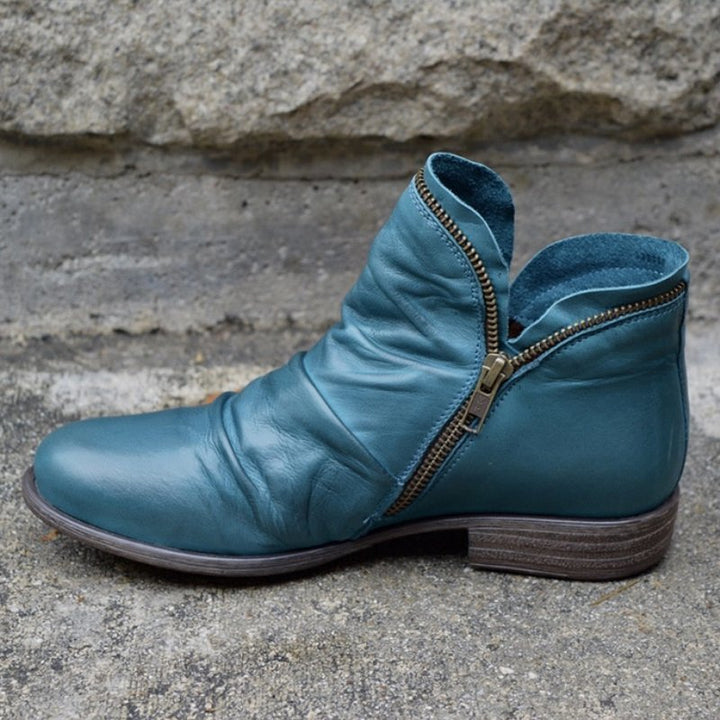 Chic Ankle Boots with Zipper