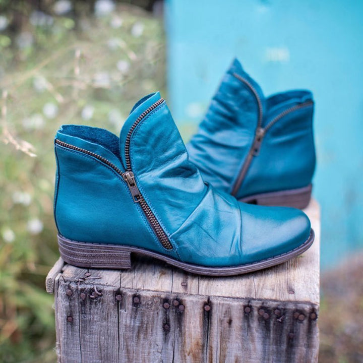 Chic Ankle Boots with Zipper