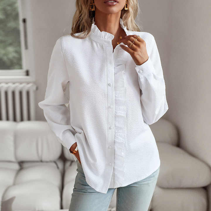 Classic Long Sleeve Women's Blouse